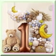 thumbnail image 4 of Jumbo Java 13th Celebration Balloon - Oversized Coffee Brown Number 13 Balloon Kit for Kids and Adults, Perfect for Birthdays and Anniversaries!, 4 of 5