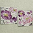thumbnail image 2 of Poppy Rhapsody Wall Art Set Purple Set of Two Purple Set of 2, 2 of 5