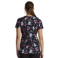 thumbnail image 3 of Dickies EDS Scrubs Top For Women V-Neck Print DK717, 3 of 7