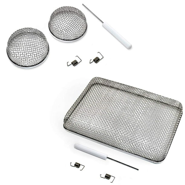 HQRP 2.8" RV Furnace Vent Cover and 5.9"x8.5" RV Furnace Water Heater