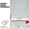 thumbnail image 4 of Shisuyan Stainless Steel Ice Cream Container For Homemade Ice Cream Fridge Ice Cream Box Ice Cream Storage Box Ice Cream Packing Box, 4 of 8