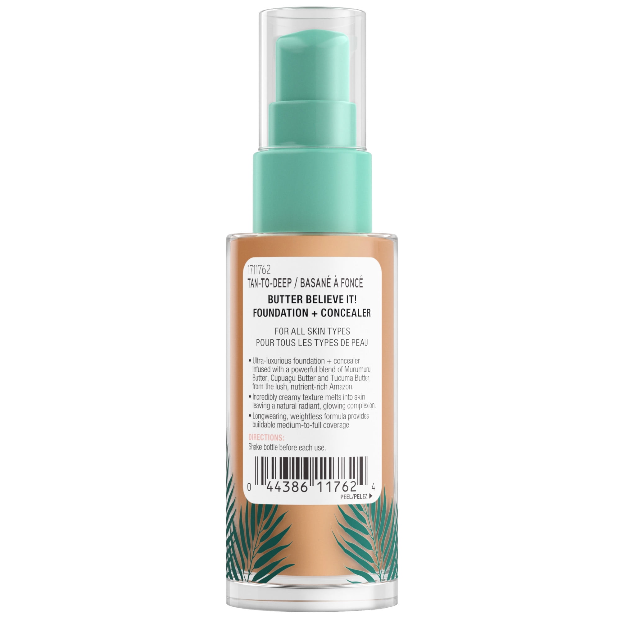 Physicians Formula Butter Believe It! Foundation + Concealer, Tan to Deep