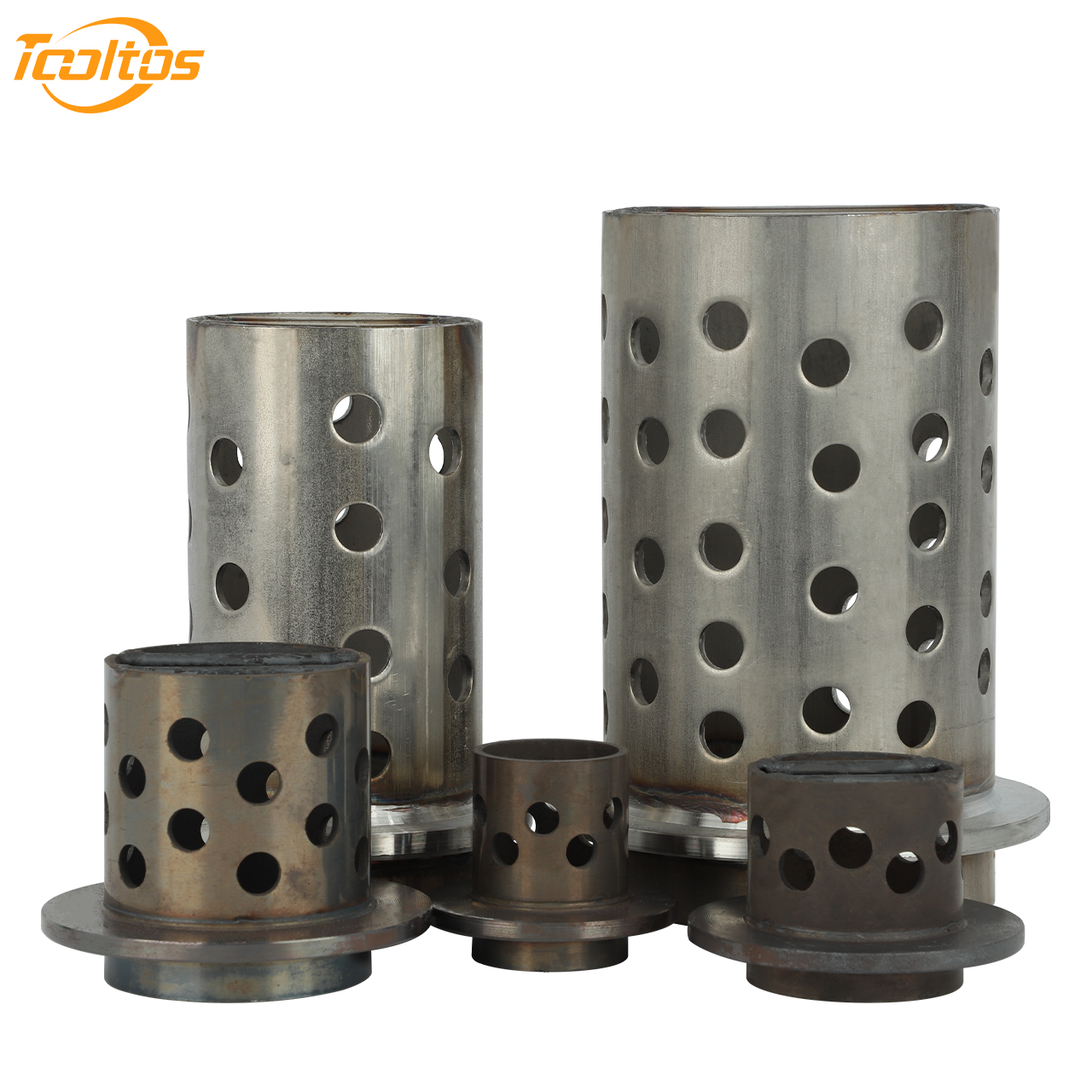 Perforated Stainless Steel Casting Flask with Flanged Wall for Vacuum Jewelry Casting(3" x 6" )