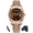 Rose Gold Brown, variant on Men's Luxury Simple Business Temperament Automatic Calendar Waterproof Quartz Watch