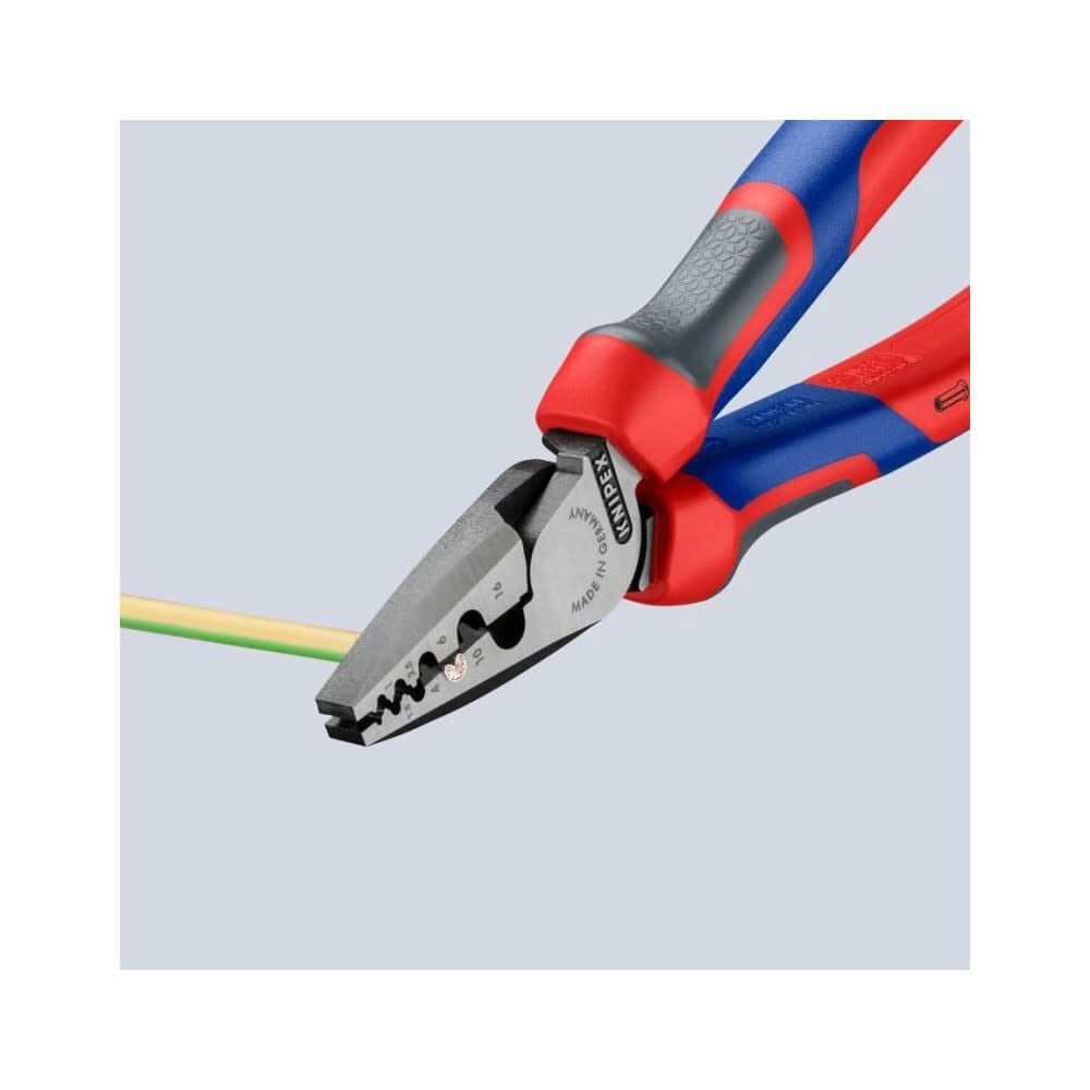 Knipex 7 1/4" Crimping Pliers for Wire Ferrules