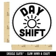 thumbnail image 2 of Day Shift Planning Self-Inking Rubber Stamp Ink Stamper - Red Ink - Small 3/4 Inch, 2 of 7