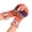 Orange, variant on Soft Knit Christmas Hand Gloves Fashion Fingerless Mittens Lovely Hand Warmers