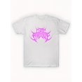thumbnail image 2 of Cutie Patootie death metal sweetheart design Funny Men's Short Sleeve Graphic T-shirt Tee For Adult, Men, Women, Teen, Teenager, Adolescent, Youth, 2 of 7