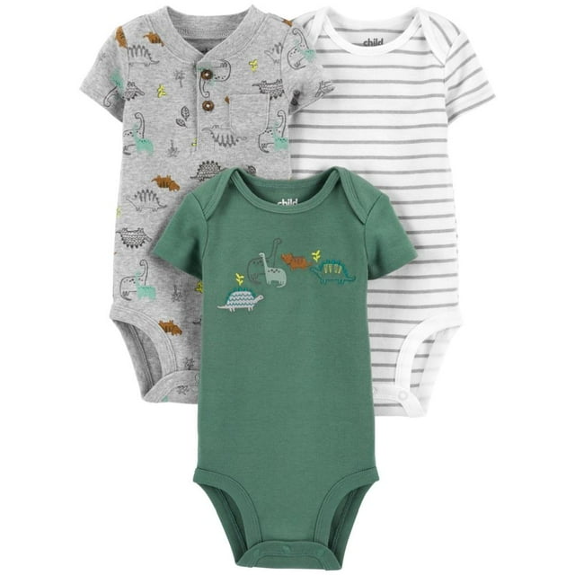 Set de Bodys Child of Mine 3 piezas Verde 18M