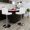 White, variant on BizChair 2 Pack Contemporary White Vinyl Adjustable Height Barstool with Rolled Seat and Chrome Base
