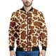 thumbnail image 5 of Chaqueta bomber con estampado 3D de vaca colorida para hombre y mujer, sudadera de primavera y otoño, chaquetas de calle de manga larga con cremallera, 5 of 5