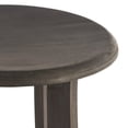 thumbnail image 4 of GDF Studio Pinnate Outdoor Acacia Wood 30 Inch Backless Barstools, Set of 4, Dark Gray, 4 of 8