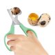 thumbnail image 5 of Herramientas de cocina abridor de huevos de boca redonda de acero inoxidable 2 uds ER, 5 of 5