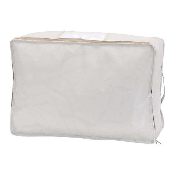 Unique Bargains 1 Pack Clothes Storage Bags Moving Bags Light Grey 21*14.5*6.5in