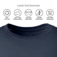 thumbnail image 2 of Lands' End Essentials Women's Short-Sleeve Soft Cotton T-Shirt - Tailored Feminine Fit, 2 of 4