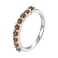 thumbnail image 2 of Citrine Half Eternity Ring, 2 of 8