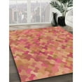 thumbnail image 3 of Ahgly Company Machine Washable Indoor Rectangle Transitional Fire Engine Red Area Rugs, 8' x 10', 3 of 7