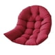 thumbnail image 4 of Cojín colgante para silla con forma de huevo, suave, para porche, oficina y exterior. Rojo oscuro, 4 of 9