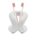 thumbnail image 2 of Creamy White Ceramic Holder Stand Modern Toothbrush Holder Makeup Brush Holder, 2 of 21