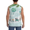 thumbnail image 4 of Zufioo Animals Riding Across The Sky Men's Tank Top,Men's Sleeveless Muscle Shirts,Basic Sleeveless T Shirts Casual Active Hipster Tank Top,Moisture Wicking Odor Protection-3X-Large, 4 of 7