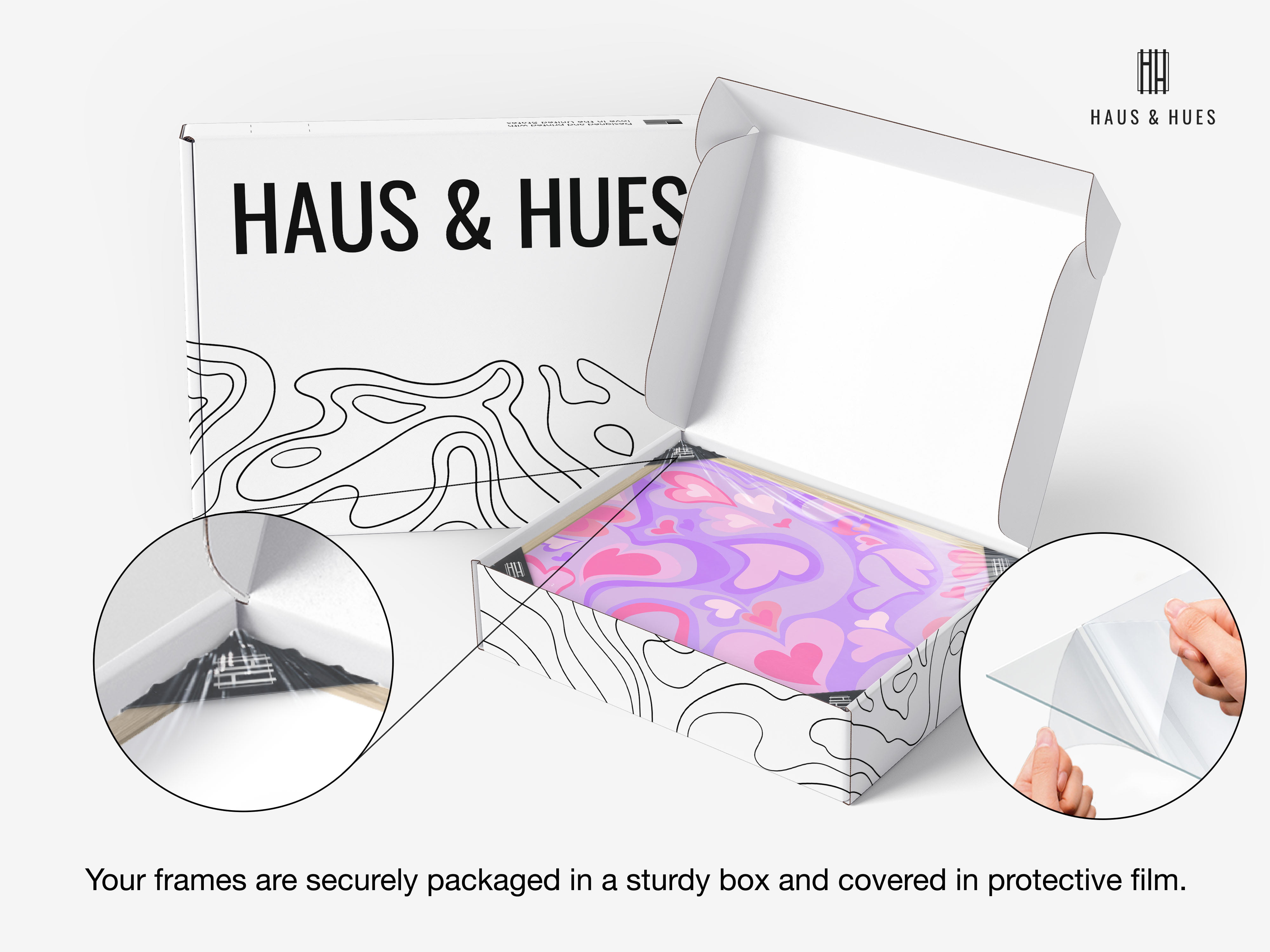  Haus and Hues Skull Art Print - Pink Posters For Teen