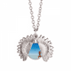 thumbnail image 1 of Ocean Sand Beach Pineapple mar luz foto Collar de girasol collar collar collar colgante, 1 of 3