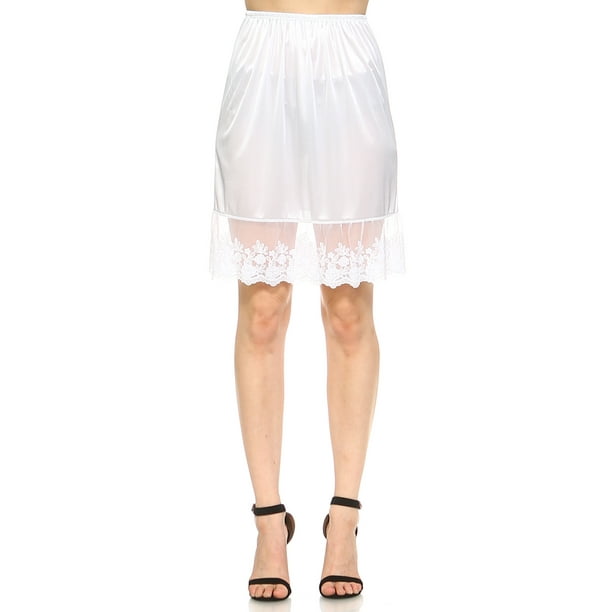 satin under skirt