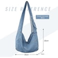thumbnail image 5 of LinYooLi Denim Hobo Bags for Women Retro Jean Shoulder Bag Casual Jean Tote Handbags Vintage Satchel Bags for Teen Girls, 5 of 7