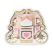 Fun Express Princess Carriage Dessert Plates - 8 Pc