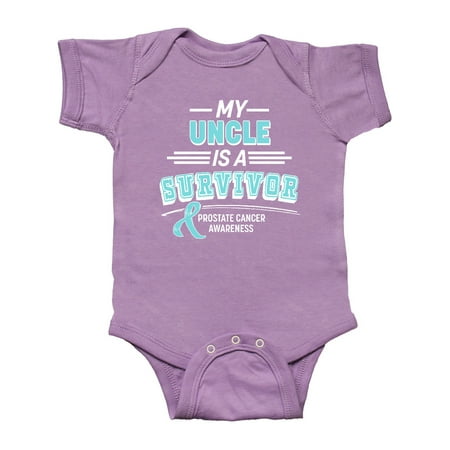 

Inktastic My Uncle is a Survivor- Prostate Cancer Awareness Gift Baby Boy or Baby Girl Bodysuit