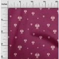 thumbnail image 1 of oneOone Silk Tabby Fabric Dot & Cartoon Owl Bird Print Fabric BTY 42 Inch Wide, 1 of 4