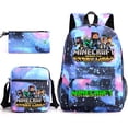thumbnail image 3 of hot selling  hard work afraid backpack shoulder bag pencil case three-piece schoolbag children backpack cartoon, 3 of 7
