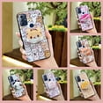 thumbnail image 2 of LYM-Phone Case For MOTO G Play 2023, Waterproof Glitter Dirt-resistant cute Rotatable stand Phone Lens Protection Cartoon Skin feel silicone Durable Soft Case Fashion Design Back Cover, 2 of 9