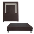 thumbnail image 1 of Box Base Cama Individual + Cabecera Bora Chocolate, 1 of 7