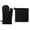 Black, variant on Dunroven House ORK104MP-S Quilted Oven Mitt & Potholder Set, Sage