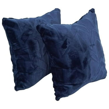 Blazing Needles 9910-S2-ID-150 17 in. Jacquard Throw Pillows with Inserts, Agora Atlantis - Set of 2