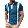 thumbnail image 1 of YDLCAFD Men's Shirt Casual Short Sleeve Button Down Lapel Suit for T Shirt Pocket Summer Fashion Solid Color Comfortable Top, 1 of 9