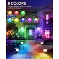 thumbnail image 2 of Focos solares HIBOITEC 59 LED que cambian de color, 6 paquetes, 2 of 8
