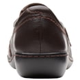 thumbnail image 3 of Zapatos Clarks Ashland Effie Mocasín de Cuero Marrón Oscuro Talla 8, 3 of 7