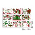 thumbnail image 3 of Ramiter Christmas Window Stickers Snowflakes Santa Window Stickers Christmas Decorations Reusable Decal Glass, 3 of 5