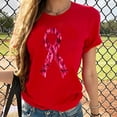 thumbnail image 2 of Yhmxh T-shirts pour Femmes T-shirt à Col Rond Imprimé Poitrine à Manches Courtes Haut T-shirt d'Été Hauts d'Été pour Femmes Manches Courtes Chemises d'Été Maillots de Corps T-shirts pour Femmes, 2 of 4