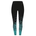 thumbnail image 5 of lcziwo on Sale Clearance, Womens Leggings 2025 New Years Eve Party Gifts Trendy Sparkly Glitter Sequin Printed Tights Soft Comfy Stretch High Waist Workout Yoga Pants Blue S, 5 of 7