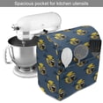thumbnail image 2 of Owl Stand Mixer Cover, Cartoon Birds on Branches Full Moon Clouds, Kitchen Appliance Organizer Bag Cover with Pockets, 5 Quarts, Dark Sky Blue Yellow, by Ambesonne, 2 of 4