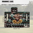 thumbnail image 7 of FKELYI Golf Cart Accessories Portable Golf Cart Seat Cover Cushion Protector Sunflower Highland Cow American Tribal Print Foldable Carts Cushion Towel Blanket for EZGO Yamaha Carts, 7 of 7