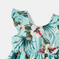 thumbnail image 4 of PatPat Family Summer Matching Outfits Drawstring Tropical Floral Casual Suits, 4 of 5