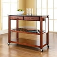 thumbnail image 2 of Crosley Furniture Granite Top Kitchen Prep Rolling Cart, 2 of 5
