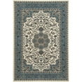 thumbnail image 1 of Art Carpet 841864105537 8 x 11 ft. Kensington Collection Center Glow Border Woven Area Rug, Cream, 1 of 4