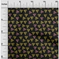thumbnail image 1 of oneOone Viscose Jersey Fabric Triangle Block Printed Fabric 1 Yard 60 Inch Wide, 1 of 5
