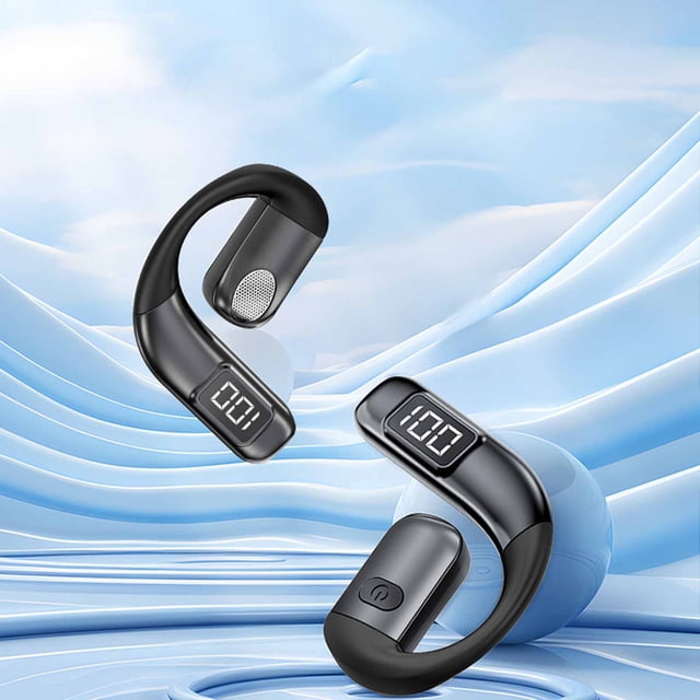 Wzzjkit Business Bluetooth Headphones Ear Open Bones Conduction Long Battery Life