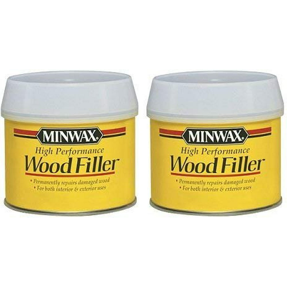 Minwax 21600000 HighPerformance Wood Filler, 12Ounce Can (2Pack